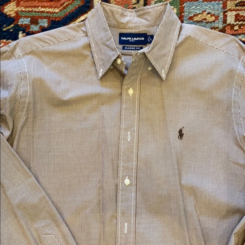 Brown Check Button Up - image 3